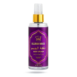 Body Splash Alibah Rouge Desodorante Colônia Soul Cosméticos 200ml
