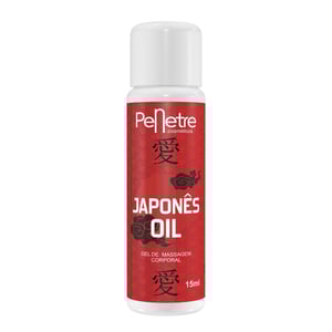Japonês Oil Gel Para Massagem Corporal 15ml Penetre Cosméticos