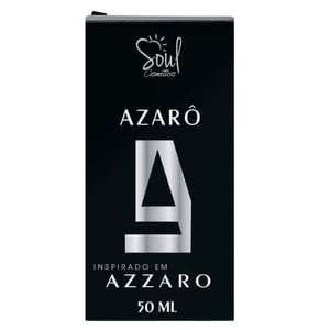 Azarô Colônia Masculina 50ml Soul Cosméticos 