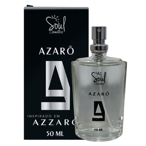 Azarô Colônia Masculina 50ml Soul Cosméticos 