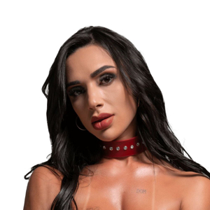 Choker Princess Ajustável Com Pedras Dominatrix