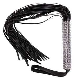 Chicote Strass Tiras 40cm Dominatrix