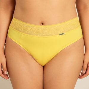 Calcinha Plus Size Fio Dental Duplo Com Renda Nayane Rodrigues