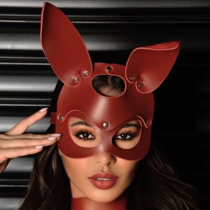 Máscara Feminina Bunny Play Sado Dominatrix
