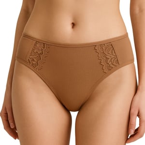 Calcinha Fio Dental Duplo Com Renda Nayane