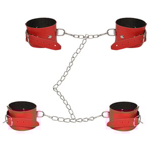 Algema E Tornozeleira Com Corrente Dominatrix