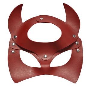 Máscara Lilith Em Couro Sintético Dominatrix