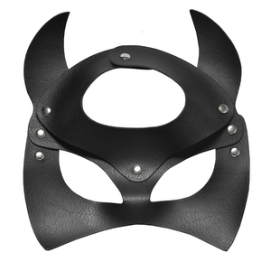 Máscara Lilith Em Couro Sintético Dominatrix