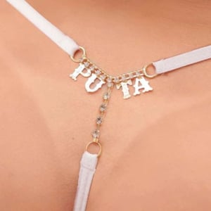 Calcinha Tailandesa Com Strass Puta Tallyta Moda Apimentada