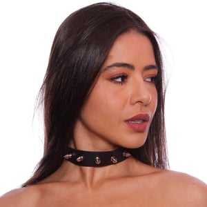Coleira Spike Com Regullagem Dominatrix