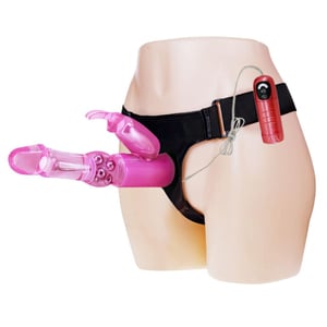 Cinta Com Vibrador Rotativo E Estimulador Clitoriano 7 Vibrações Vibe Toys