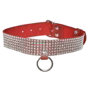 Choker Strass Com Argola Dominatrix