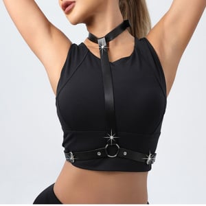 Harness Feminino Em Couro Vibe Toys