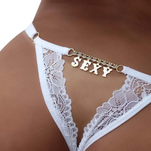 Calcinha Gislaine Strass Sexy Tallyta Moda Apimentada