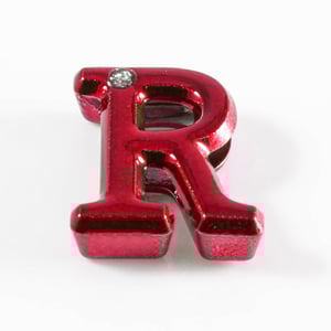 Letras Para Personalizar Em Plástico Abs Vermelha Hard