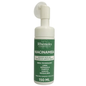 Mousse De Limpeza Facial Niacinamida 150ml Rhenuks Cosméticos