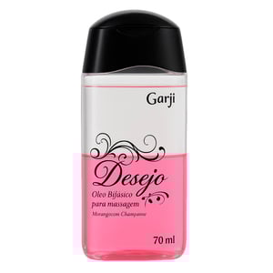 Desejo Oleo Bifasico 70ml Morango Com Champanhe Garji