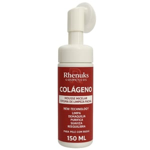 Mousse De Limpeza Facial Colágeno 150ml Rhenuks Cosméticos