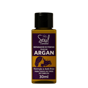 Reparador De Pontas óleo De Argan 30ml Soul Cosméticos 