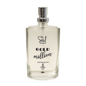 Gold Million Colônia Masculina 50ml Soul Cosméticos
