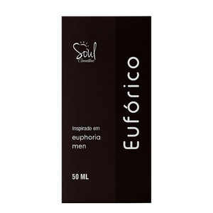 Eufórico Colônia Masculina 50ml Soul Cosméticos 