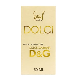 Dolci Colônia Feminina 50ml Soul Cosméticos