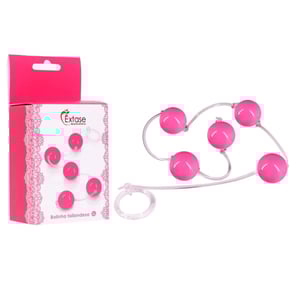 Bolinha Tailandesa G Em Acrílico Com Fio Em Silicone êxtase