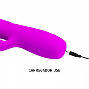 Vibrador Ponto G Melanie 12 Vibrações E 4 Função Sobe E Desce Pretty Love