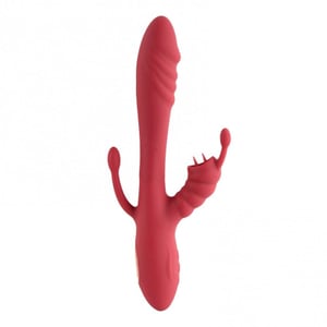 Vibrador Tripla Estimulação 12 Vibrações Com Aquecimento Eros Vibe Toys