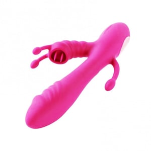 Vibrador Tripla Estimulação 12 Vibrações Com Aquecimento Eros Vibe Toys