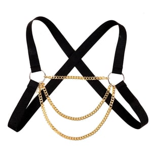 Harness Masculino Em Couro E Metal Vibe Toys