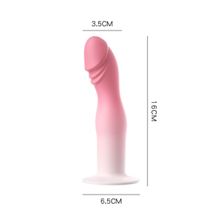 Penetrador Formato De Pênis 6.5 Silicone Líquido Vibe Toys