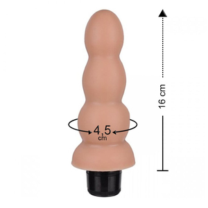Plug Anal Com Vibrador Interno 16 X 4,5 Ktoy
