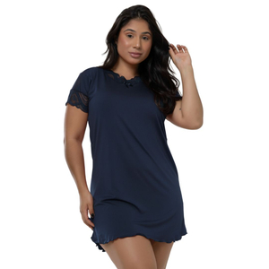 Camisola Confort Lisa Luíza Com Renda Patitex