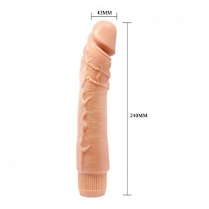 Prótese Realística Dybbuck Com Vibrador Interno 24 X 4,3cm Vibe Toys