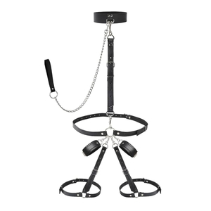 Kit De Bondage Com Guia E Coleira Vibe Toys