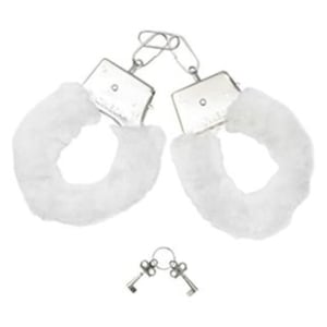 Algema De Metal Em Pelúcia Cuffs