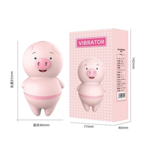 Estimulador Clitoriano Em Formato Porco Recarregável Lilo