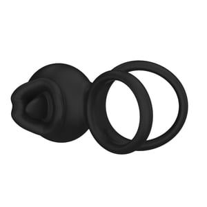 Anel Peniano Duplo Lip Ring Com 9 Vibrações E Controle Por Aplicativo