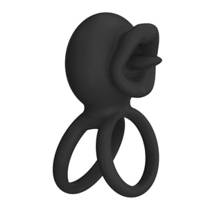 Anel Peniano Duplo Lip Ring Com 9 Vibrações E Controle Por Aplicativo