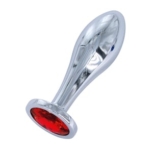 Plug Anal De Luxo Em Aço Tamanho M Com Pedra Vibe Toys