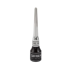 Delineador Líquido Super Black 3,5ml Safira Cosméticos