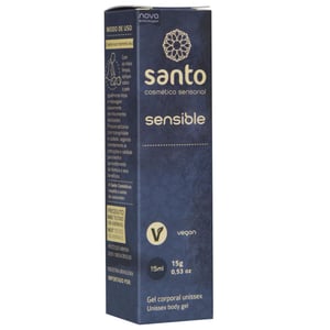 Sensible Gel Corporal Anestésico 15ml Santo Cosméticos