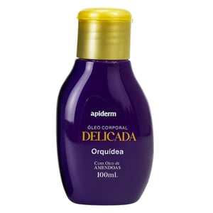 Delicada óleo Hidratante Corporal De Orquídea 100ml Apiderm