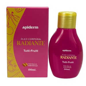 Radiante óleo Hidratante Corporal De Tutti-fruitti 100ml Apiderm
