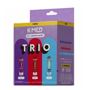 K-med Kit Lubrificantes Trio 50g Cimed 