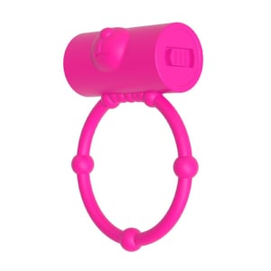 Anel Silicone Ursinho Flexível Com Cápsula Vibratória Vibe Toys