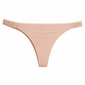 Calcinha Fio Dental Love Corte A Laser Lisa