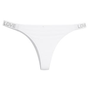 Calcinha Fio Dental Love Corte A Laser Lisa