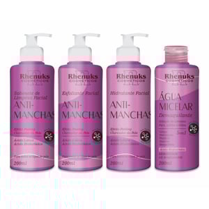 Kit Skin Care Anti Manchas Com 4 Itens Rhenuks Cosméticos